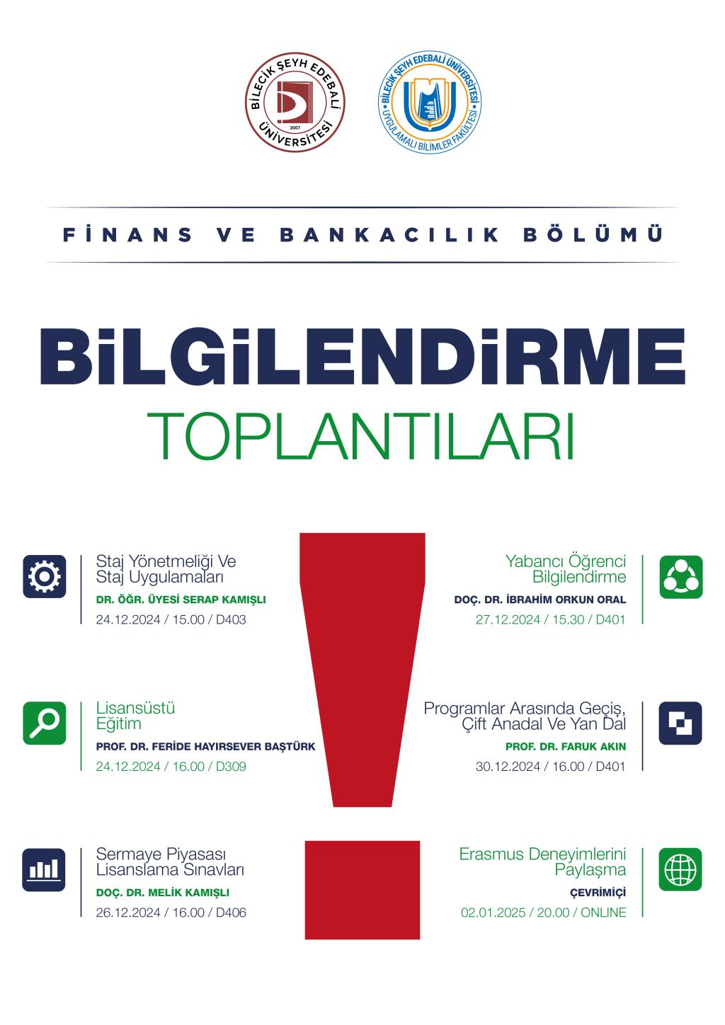 Bilgilendirme Toplantıları